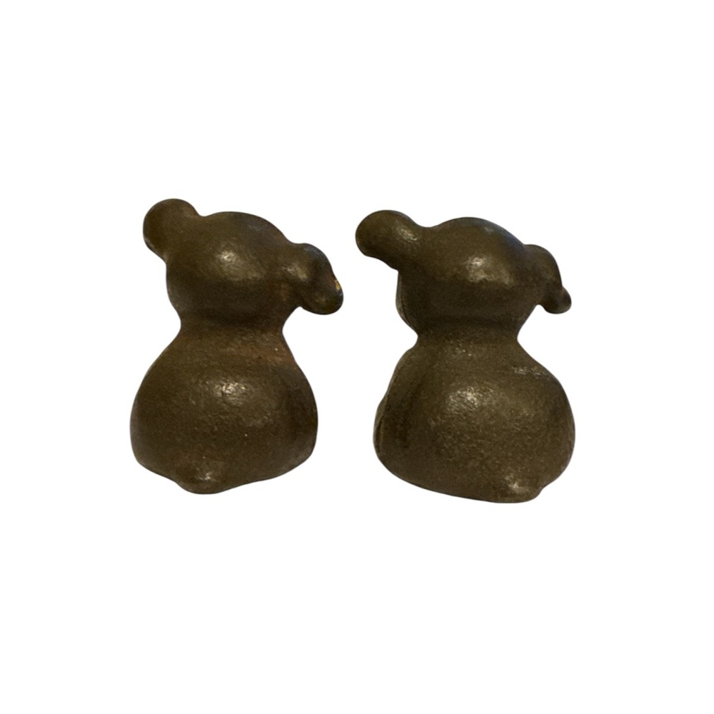 Vintage Cast Iron Puppy Dog Paperweights
Set of 2 - Picture 2 of 8